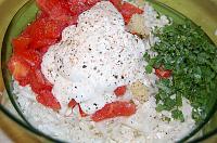 Salata de conopida cu rosii - Pas 4