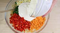 Salata de paste cu legume si sos de iaurt - Pas 8