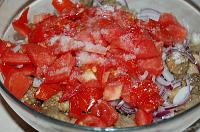 Salata de vinete, cu rosii si ceapa - Pas 7