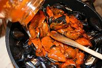 Scoici in sos de rosii - Moules à la provençale - Pas 8