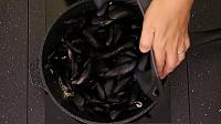 Scoici la tigaie, cu vin si usturoi - Moules Mariniere - Pas 14