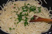 Spaghetti "Aglio, Olio e Peperoncino" - Pas 6