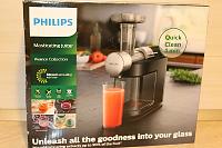 Suc cu multivitamine si noul storcator prin presare la rece Philips - Pas 1