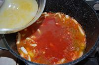 Supa cu fructe de mare, sau Zuppa di Pesce italiana - Pas 12
