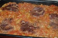 Varza murata cu carne de porc, la cuptor - Pas 12
