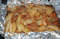 Cartofi cu carne la cuptor - Pas 5