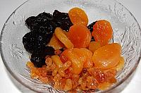 Chec dietetic cu fructe uscate - Pas 2