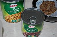 Chiftelute " 3 legume" - Pas 1