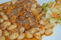Mancare de fasole scazuta cu carne de vita si legume - Pas 10