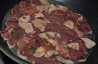 Mancare de ficatei de pui cu bacon - Pas 2