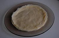 Pungute de clatite cu salata de ciuperci si porumb - Pas 1