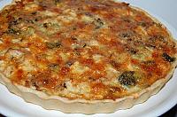 Quiche(Tarta) cu pui, ciuperci si broccoli - Pas 13