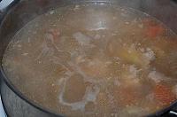 Rasolnik - supa de vita cu castraveti murati - Pas 5