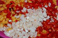 Salata cu piersici si ardei (Salsa cu piersici) - Pas 4