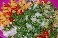 Salata cu piersici si ardei (Salsa cu piersici) - Pas 5