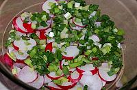 Salata cu ridichi si smantana - Pas 4