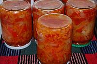 Salata de legume pentru iarna (la borcan) - Pas 9