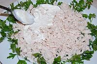 Salata de pui cu struguri si cascaval - Pas 1