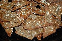 Saratele (Crackers) din seminte si faina de secara - Pas 12
