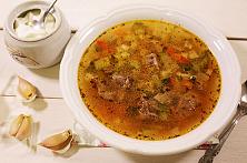 Ciorbă de văcuță, cu legume