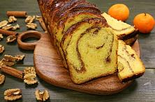 Cozonaci Babka cu dovleac, nuci și scorțișoară
