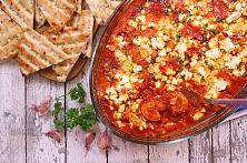 Creveți Saganaki