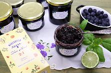 Dulceață de afine cu busuioc și lime