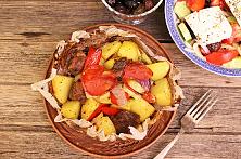 Kleftiko - friptura de carne cu legume, in stil grecesc