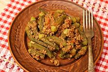 Mâncare de bame cu carne