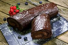 Ruladă cu ciocolată (Buche de Noel)
