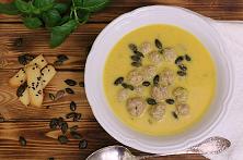 Supă-cremă de dovleac cu chifteluțe
