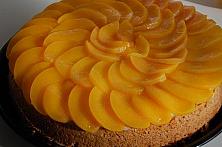 Cheesecake cremos cu piersici