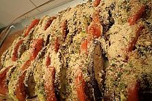 Legume la cuptor cu crocant de pâine