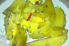 Omletă cu cartofi la cuptor