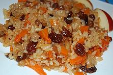Pilaf dulce cu mere și dovleac