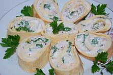 Ruladă cu omletă și piept de pui