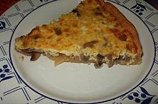 Tartă cu ciuperci și bacon