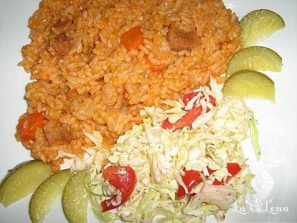 Pilaf cu carne de porc