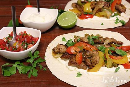 Fajitas la tigaie