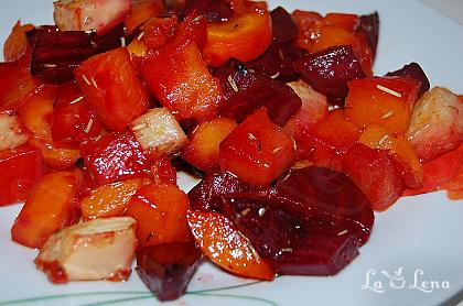 Legume marinate și coapte la cuptor