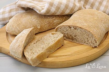 Pâine Ciabatta fără frământare și rapidă
