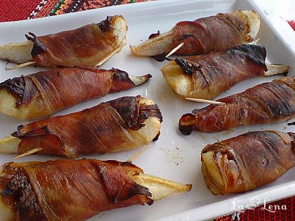 Pere cu ceapă caramelizată