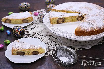 Prăjitură italiană cu ouă de ciocolată