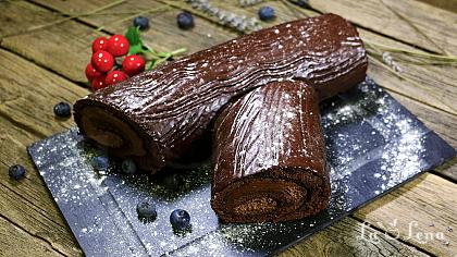 Ruladă cu ciocolată (Buche de Noel)