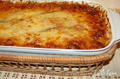 Vinete gratinate cu sos de rosii si cascaval (Melanzane alla Parmigiana)