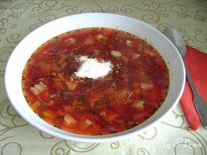 Borș cu sfeclă roșie (ca la Suceava)