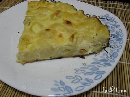 Budincă de paste cu brânză de vaci