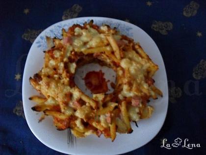Budincă de penne la cuptor