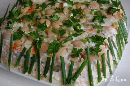 Salată "Poiana cu ciuperci"