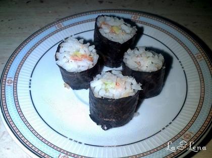 Sushi in stil Tupperware